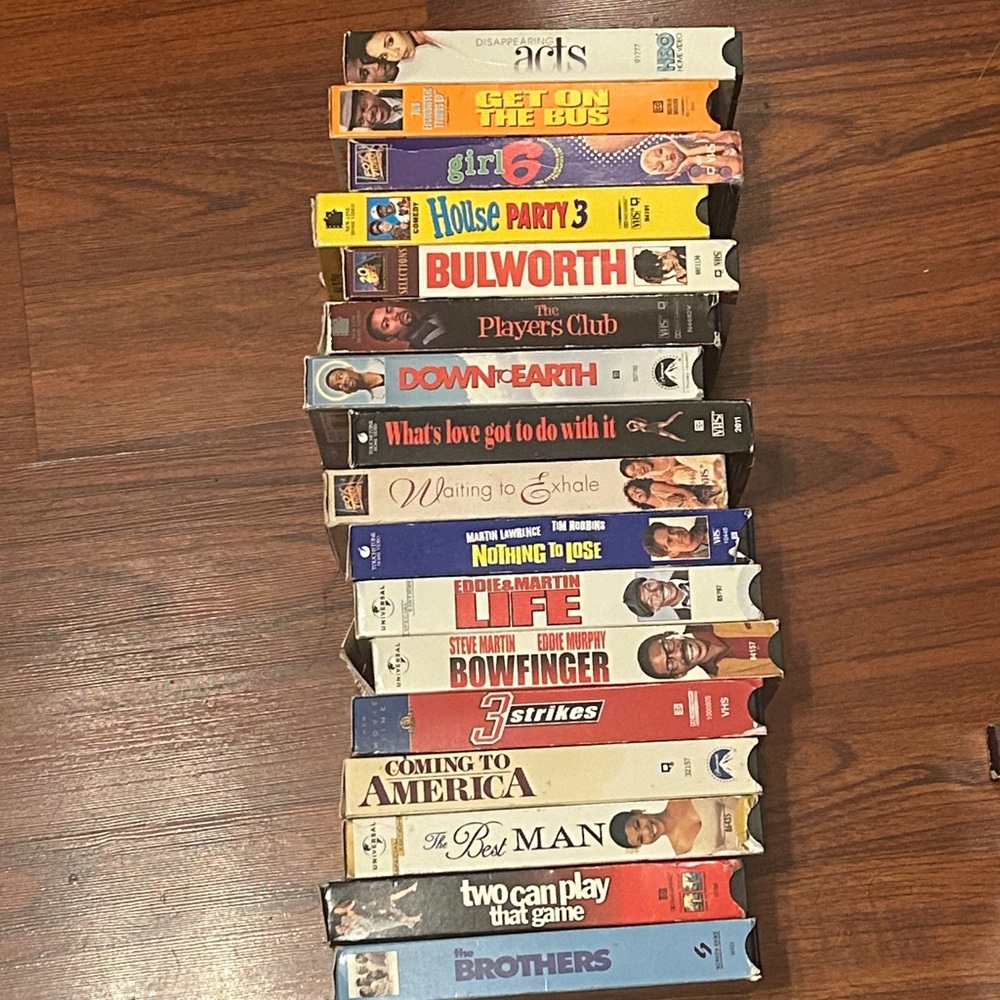VTG 90s Black Cinema VHS Lot of 17 Collectibles Nostalgic Cult Classics